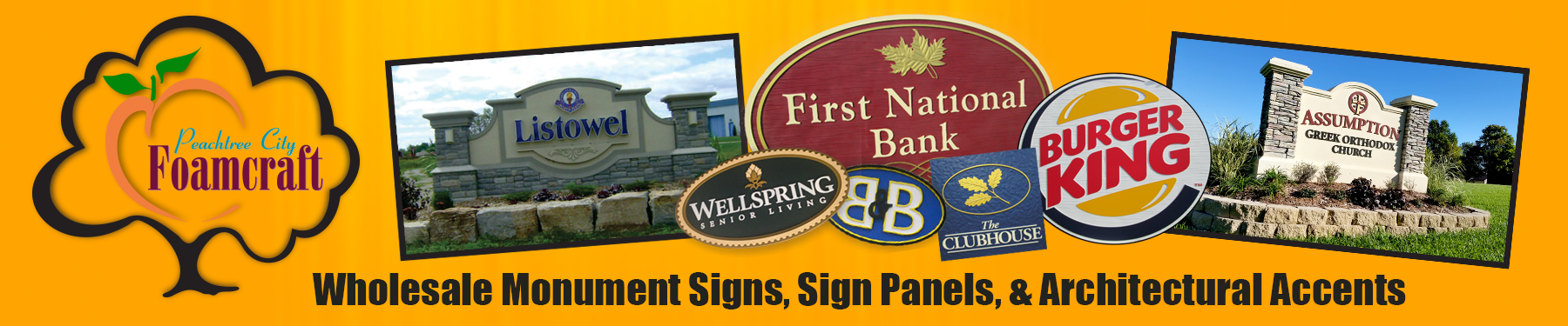 Peachtree City Foamcraft Monument Signs