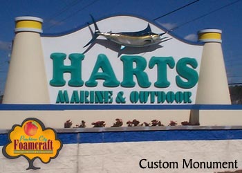 Peachtree City Foamcraft Signs Custom Gallery Monument Sign