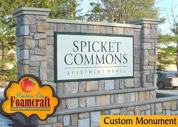 Peachtree City Foamcraft Signs Custom Gallery Monument Sign