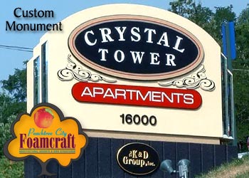 Peachtree City Foamcraft Signs Custom Gallery Monument Sign