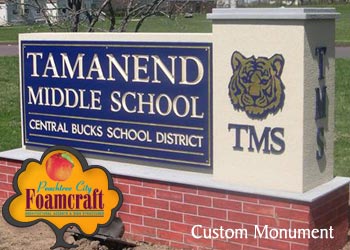 Peachtree City Foamcraft Signs Custom Gallery Monument Sign