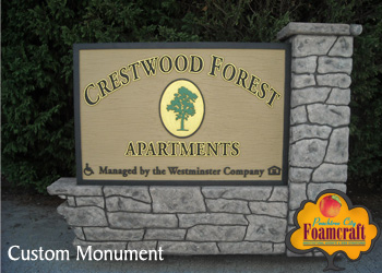 Peachtree City Foamcraft Signs Custom Gallery Monument Sign