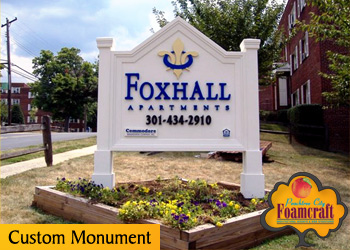 Peachtree City Foamcraft Signs Custom Gallery Monument Sign