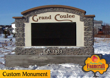 Peachtree City Foamcraft Signs Custom Gallery Monument Sign
