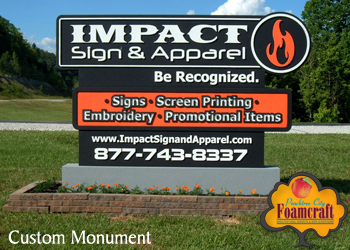 Peachtree City Foamcraft Signs Custom Gallery Monument Sign