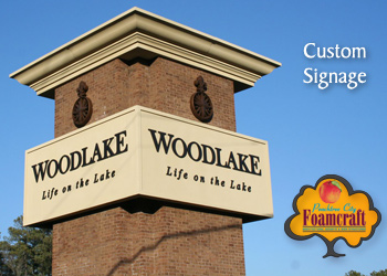 Peachtree City Foamcraft Custom Monument Project Gallery - Illuminated Monument