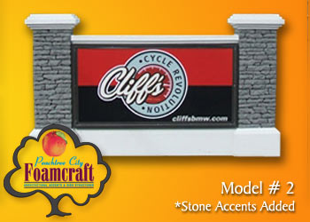 Peachtree City Foamcraft Signs Standard Model #2