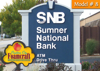 Peachtree City Foamcraft Signs Standard Model #8