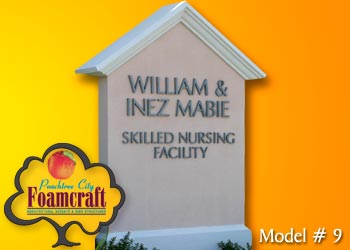 Peachtree City Foamcraft Signs Standard Model #9