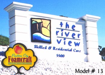 Peachtree City Foamcraft Signs Standard Model #13