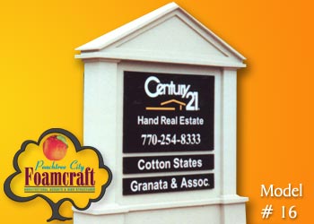 Peachtree City Foamcraft Signs Standard Model #16