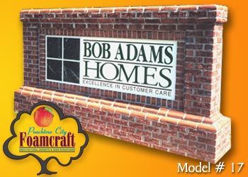 Peachtree City Foamcraft Signs Standard Model #17