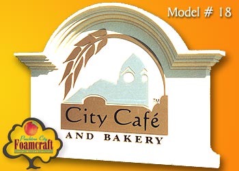 Peachtree City Foamcraft Signs Standard Model #18