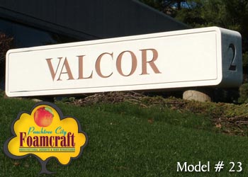 Peachtree City Foamcraft Signs Standard Model #23