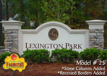 Peachtree City Foamcraft Signs Standard Model #25