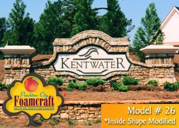 Peachtree City Foamcraft Signs Standard Model #26