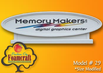 Peachtree City Foamcraft Signs Standard Model #29