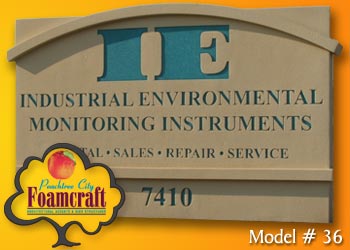 Peachtree City Foamcraft Signs Standard Model #36