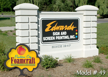 Peachtree City Foamcraft Signs Standard Model #49