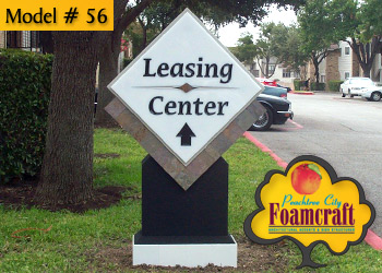 Peachtree City Foamcraft Signs Standard Model #56