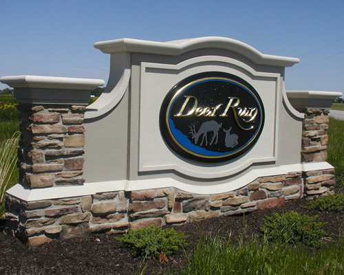 outdoor monument sign, faux stone, stucco columns, eps foam caps, wholesale monument outdoor monument sign, faux stone, stucco columns, eps foam caps, wholesale monument