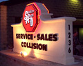 Illuminated monument sign, pvc sign panel, business sign, dimensional letters Illuminated monument sign, pvc sign panel, business sign, dimensional letters