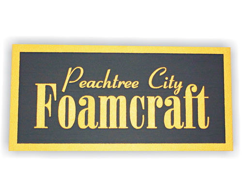 foam sign panel, sandblasted sign, hand painted foam sign panel, sandblasted sign, hand painted