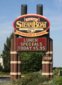 Standard Model Signs, monument signs, exterior signs, stone and brick monuments, 3d foam props, columns and caps, pylon signs