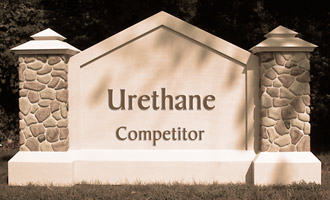 Urethane signage signage