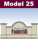 Monument Sign Model 25