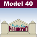 Monument Sign Model 40