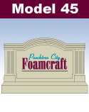 Monument Sign Model 45
